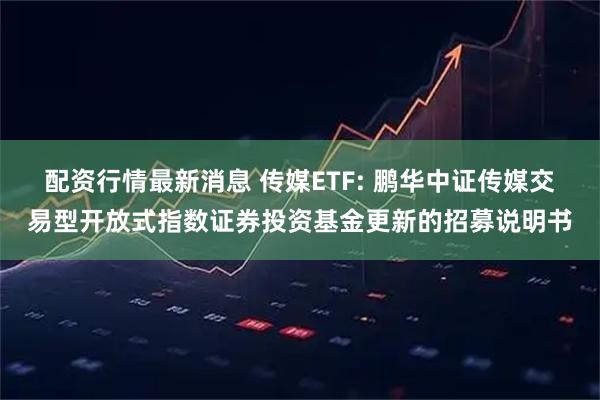 配资行情最新消息 传媒ETF: 鹏华中证传媒交易型开放式指数证券投资基金更新的招募说明书